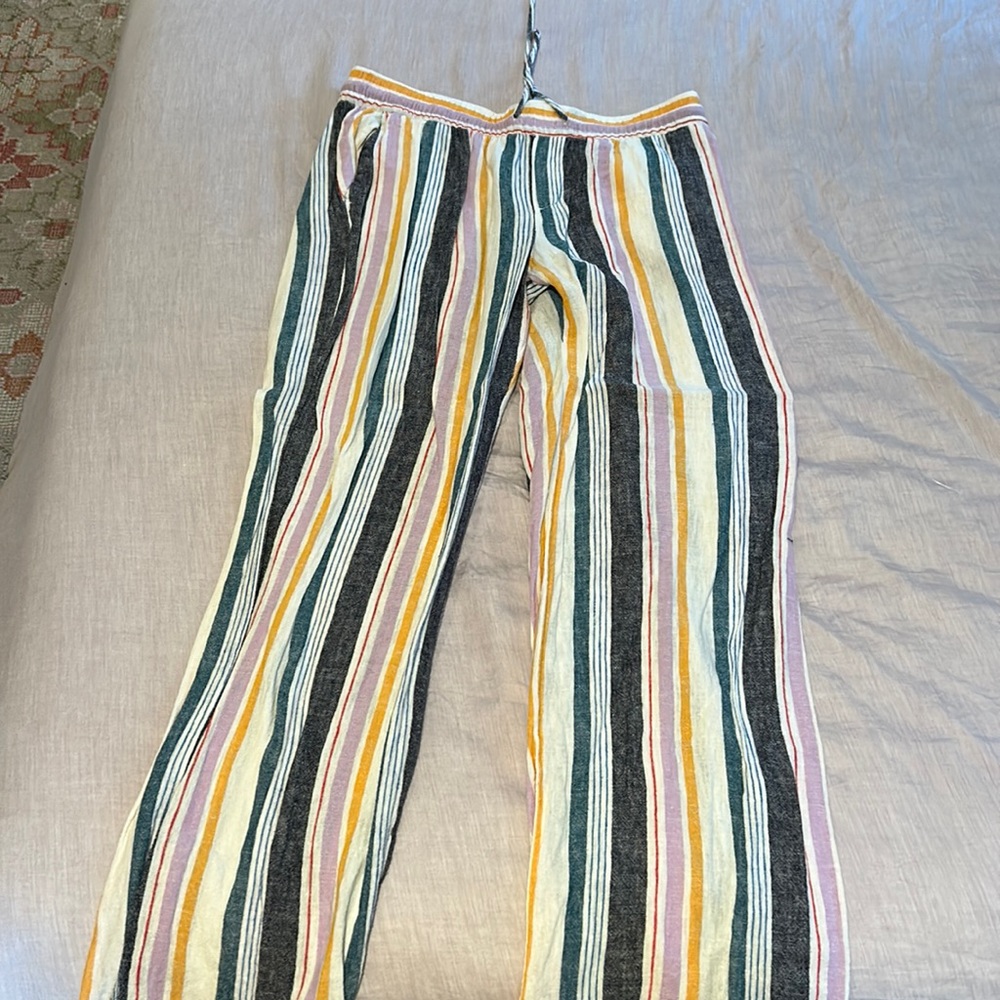Striped Linen Pants